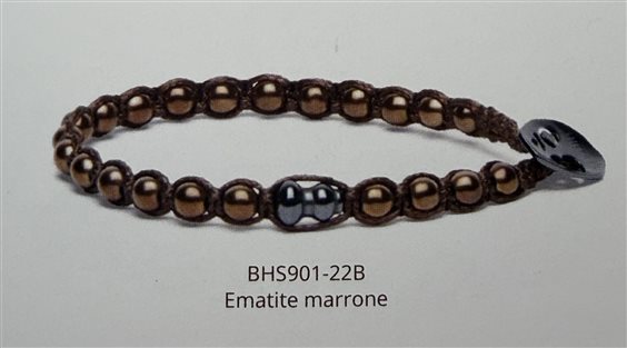 Bracciale Tamashii Essenza in Argento Ematite BHS901-22B - BHS901-22B
